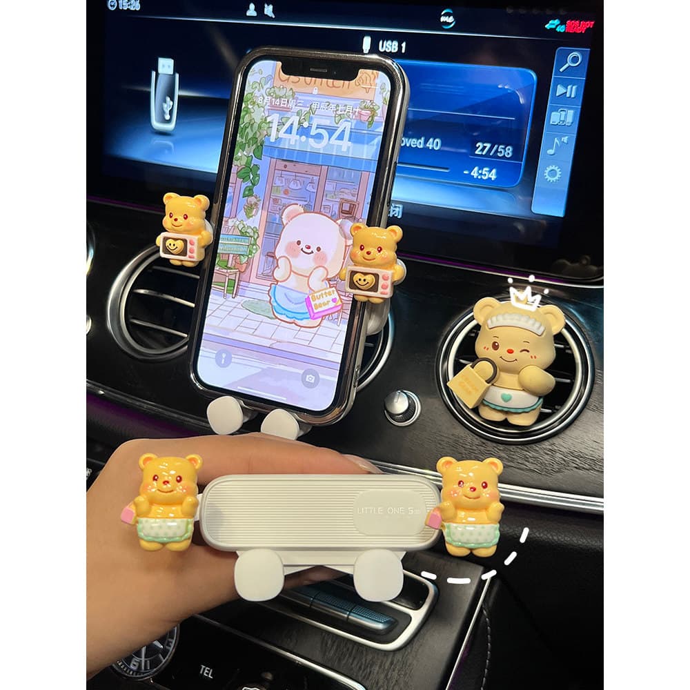 Presilha para grade do ar condicionado Suporte celular saída de ar carro Suporte de celular para carro Suporte do telefo
