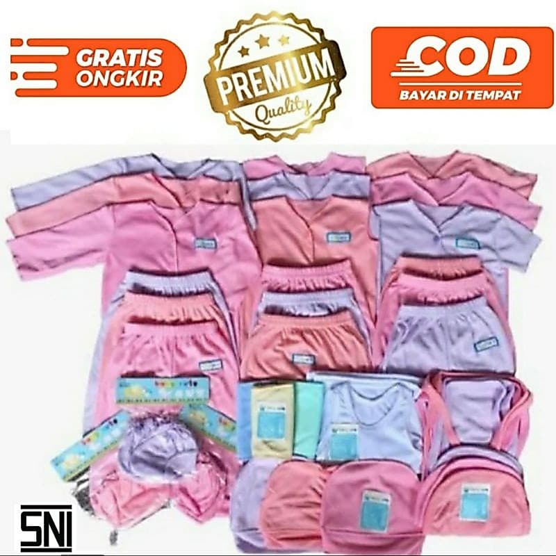Navat 36 Peças Pacote Premium Roupas De Bebê Suprimentos Meninas Calças Jumper Luvas Fraldas Sleber Recém-Nascido Ou Jum