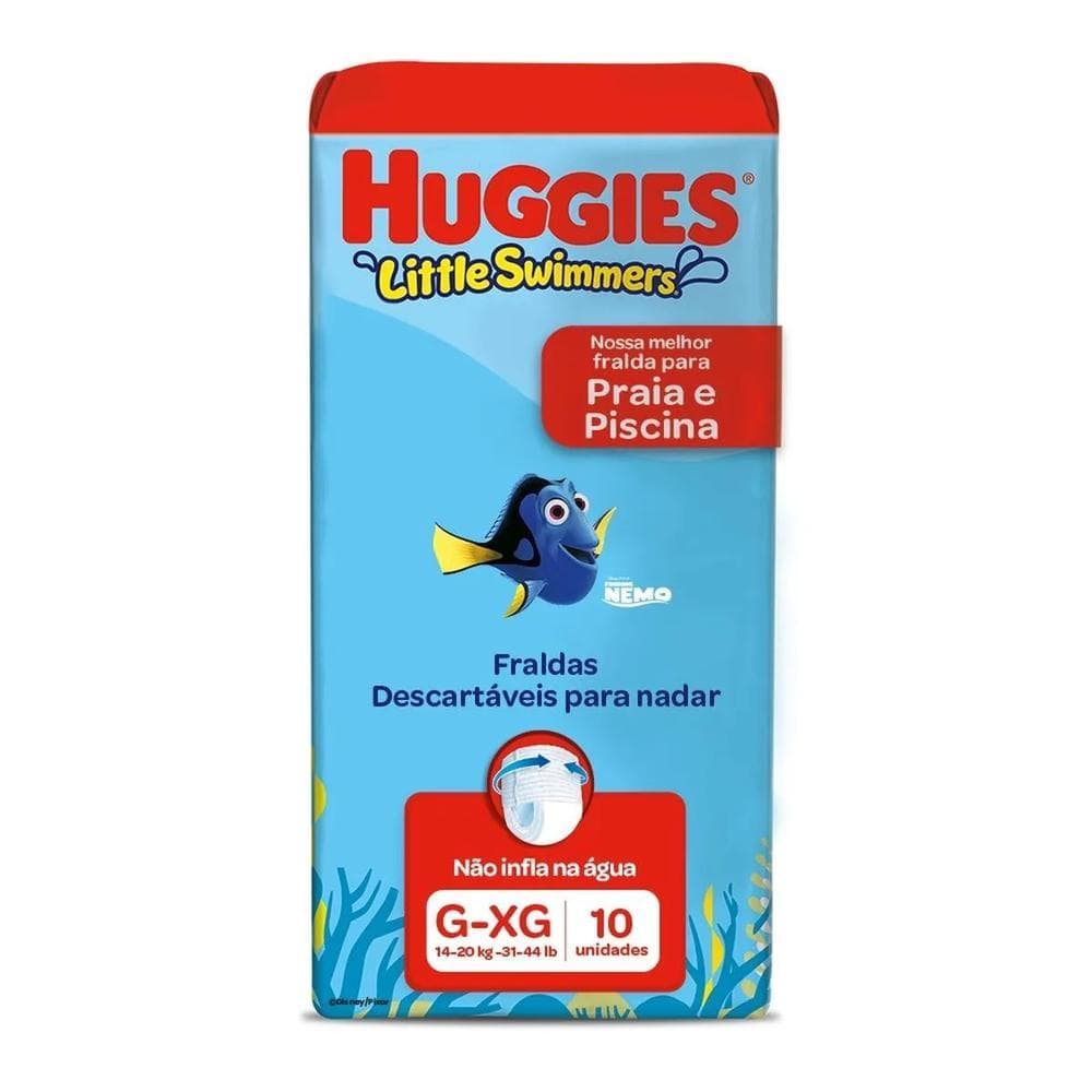 Fralda Huggies Little Swimmers G/XG 10 Fraldas
