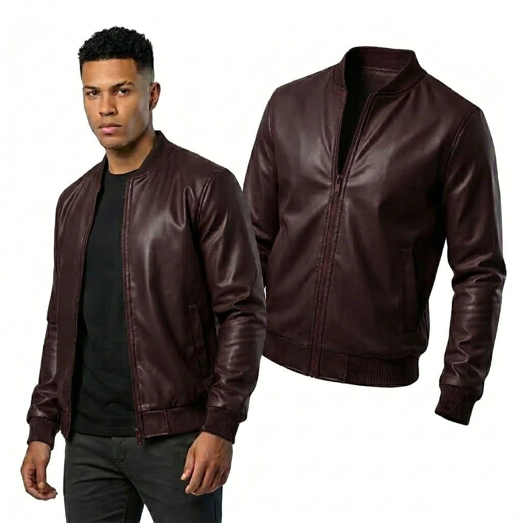 Jaqueta Masculina Courino Impermeável Motoqueiro Casaco Inverno Entrega Rápida