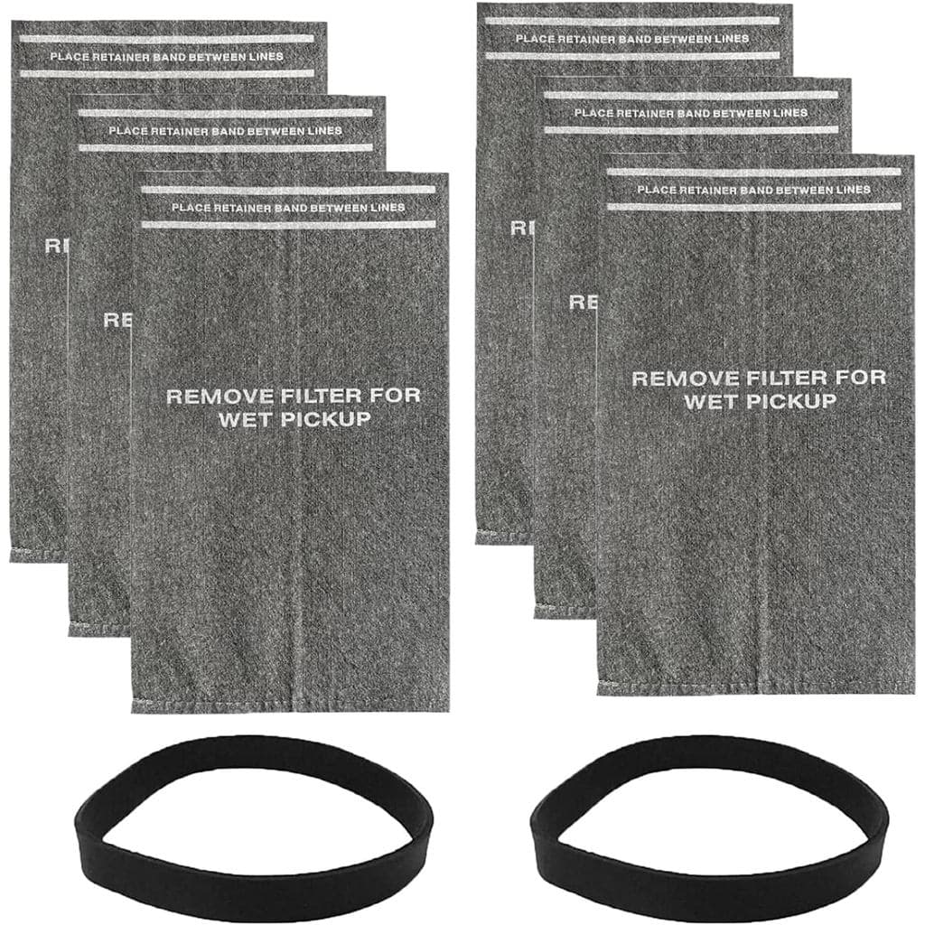 Pacote com 6 Sacos de Pano para Filtro de Pó 9-38737, Substituição para Aspiradores de Pó Úmido/Seco Craftsman de 2 a 2,