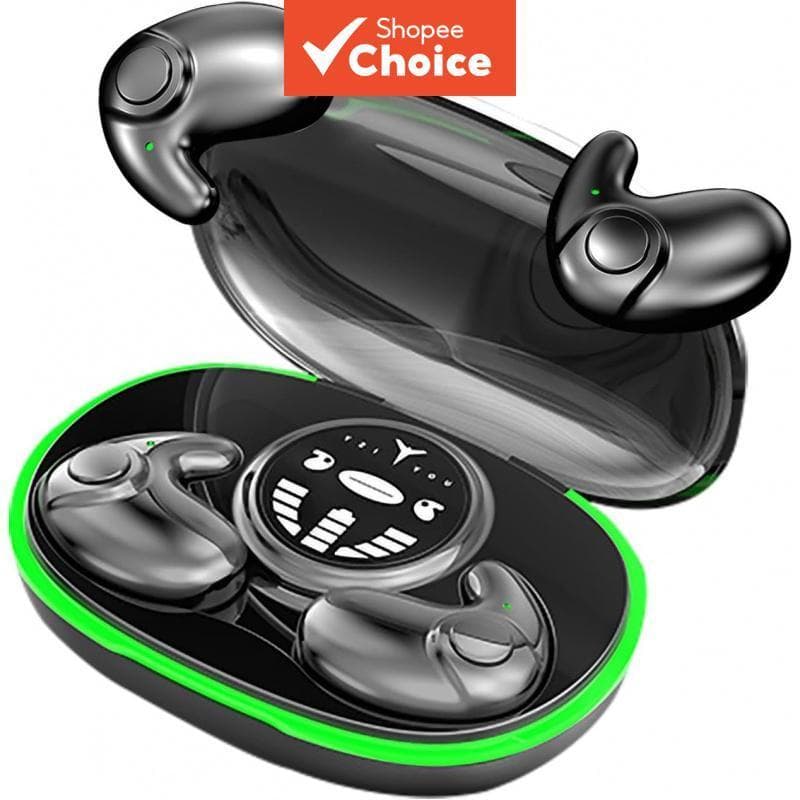Fones de ouvido sem fio Bluetooth com cancelamento de ruído, fones de ouvido para jogos, fone de ouvido lateral para