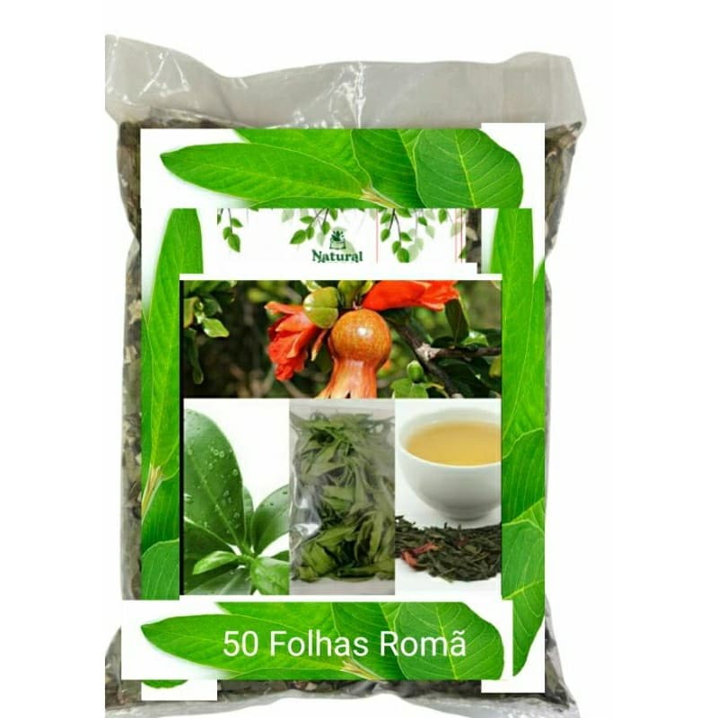 Folhas de ROMÃ Frescas 100% Orgânicas Chá Aromaticas Drinks OFERTA