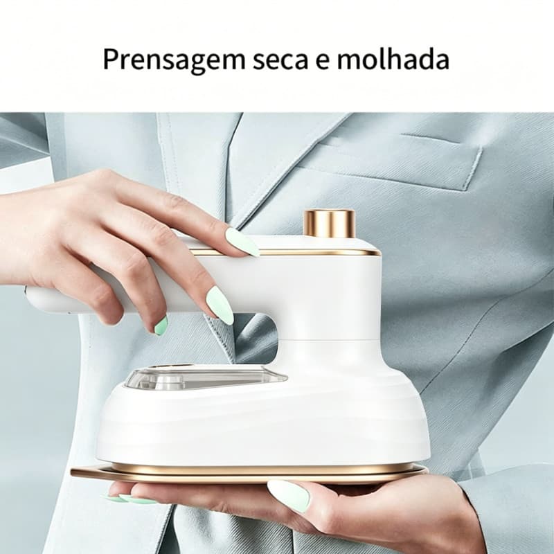 Mini Ferro de Passar roupa a vapor Para Viagem Elétrico Portátil Pequeno Bivolt 110v e 220v