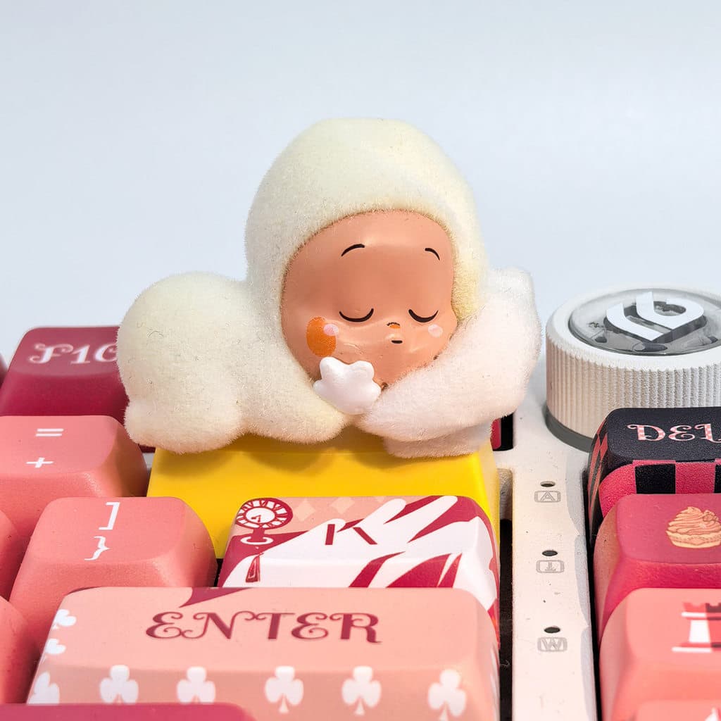 Nova estrela pessoas único Keycap teclado mecânico tridimensional criativo 2U teclas retráteis esc personalizado teclado