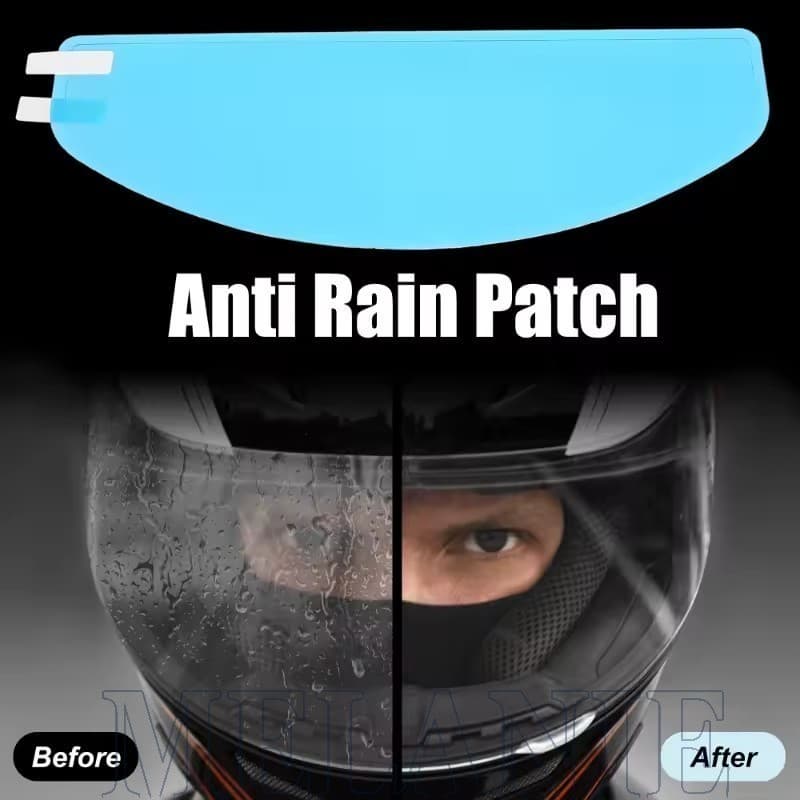 Filme À Prova De Chuva/Antiembaçante Para Capacete De Motocicleta-Adesivo Acessórios Moto-De Revestimento Nano Durável L