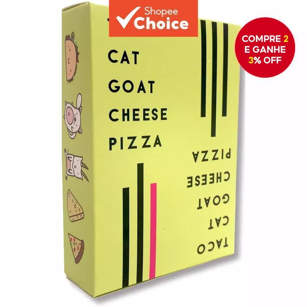 Novo Jogo de Família Taco Cat Goat Cheese Pizza Papergames