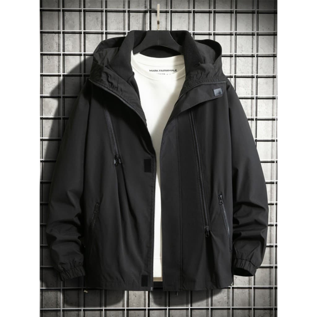 Jaqueta masculina Street Wear jaqueta de algodão 2024 novo estilo primavera outono Workwear jaqueta de algodão solta eng
