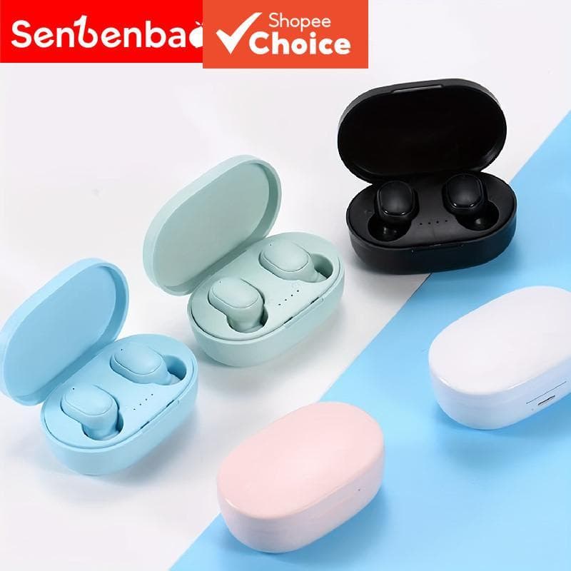 Fones de Ouvido SenBenBao A6s TWS, Fones Intra-Auriculares Bluetooth sem Fio, Cancelamento de Ruído Ativo e Microfone