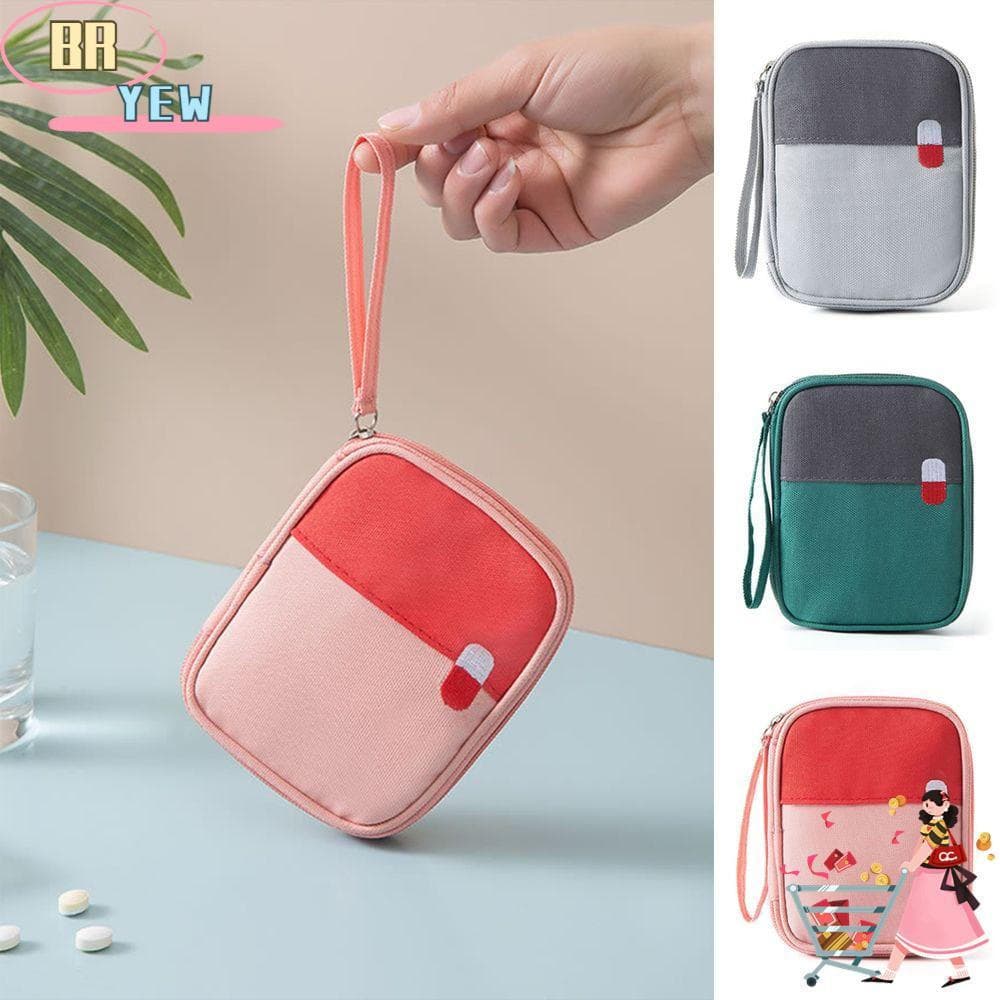 YEE Medicina Recipiente Portátil Home Office Viagem Em Camadas Camping Caminhadas Carro Kit De Primeiros Socorros