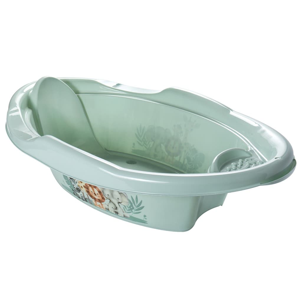 Banheira Ergonômica Infantil Bebê Unissex Banho 21L Com Válvula Escoamento - Plasútil