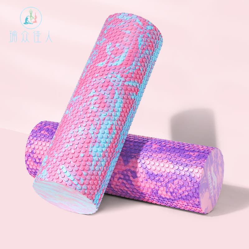 Rolo de espuma rolo de relaxamento muscular feminino iniciante Fitness fogão ponto flutuante Mace massageador sólido col
