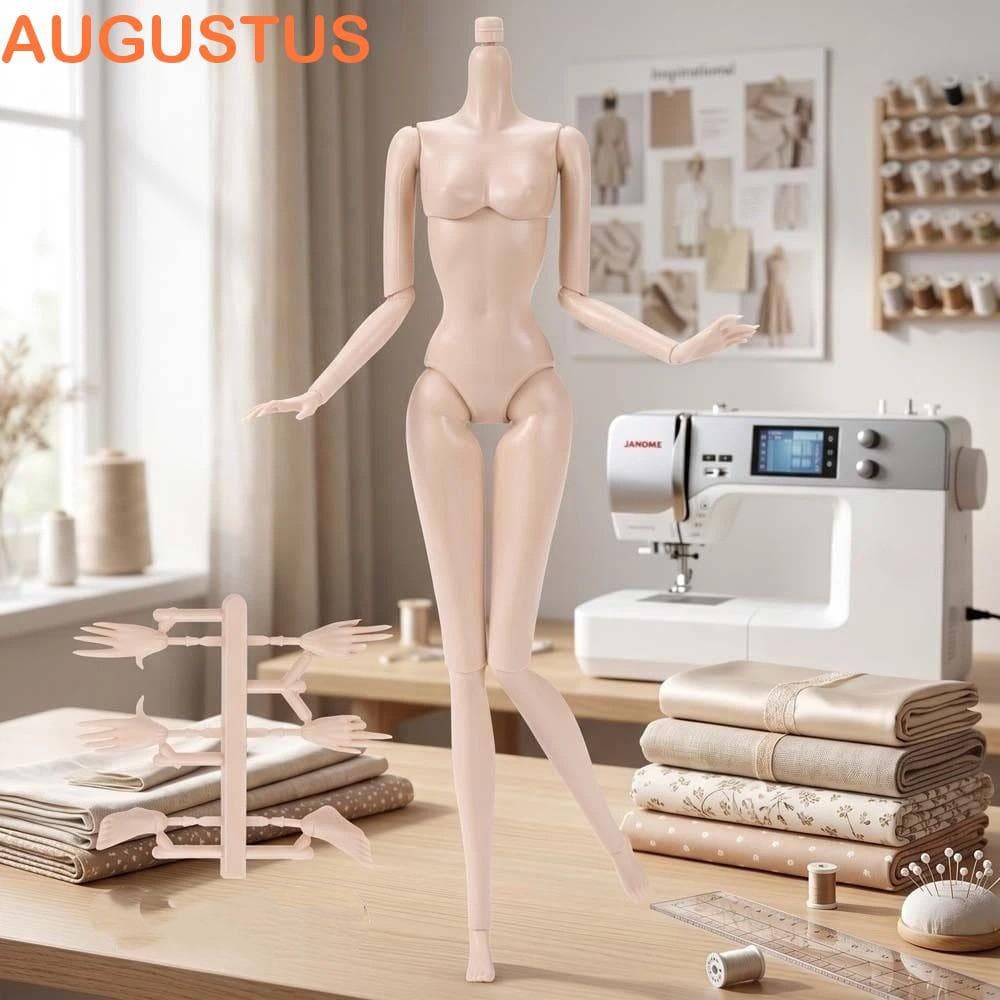 Bonecas BJD Nuas Articuladas AUGUSTUS , Boneca Super Modelo Móvel Multifuncional , Corpo De Figura De Ação De 28 Cm