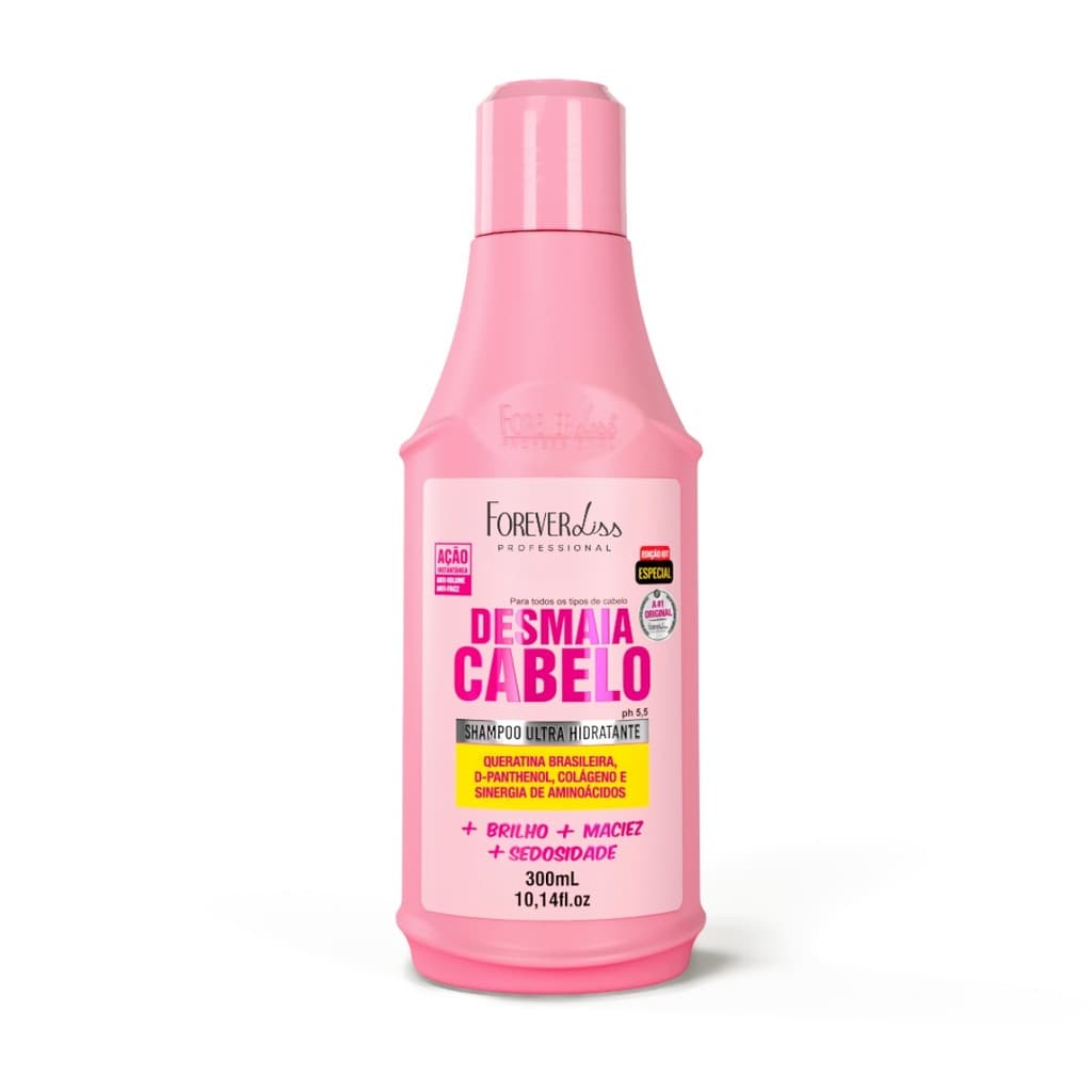 Shampoo Desmaia Cabelo Ultra Hidratante Forever Liss 300ml