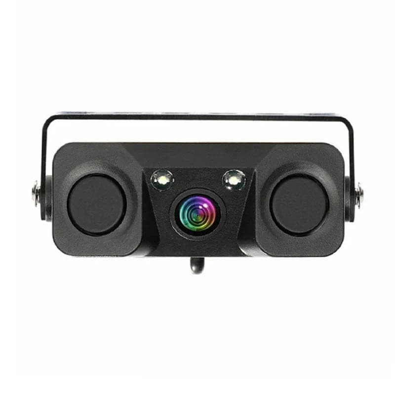 HD Câmera De Visão Traseira Do Carro 3 Em 1 Sensor Detector Radar Estacionamento À Prova Dwaterproof Água Noturna LED Li
