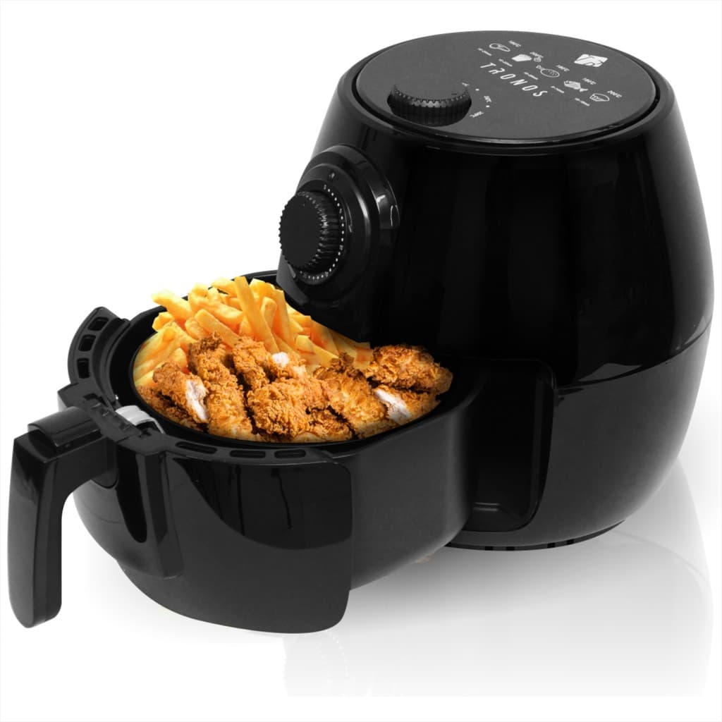 Fritadeira Elétrica sem Óleo Air Fryer Tronos AF4001-M - 3 Litros - 1400W - Preto