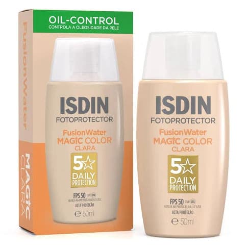 Protetor Solar Fusion Water 50ml Facial Color Clara FPS 50