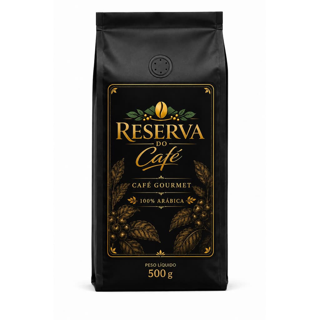 Café Gourmet Reserva do Café 500g 100% Arábica Torrado em Grãos Premium