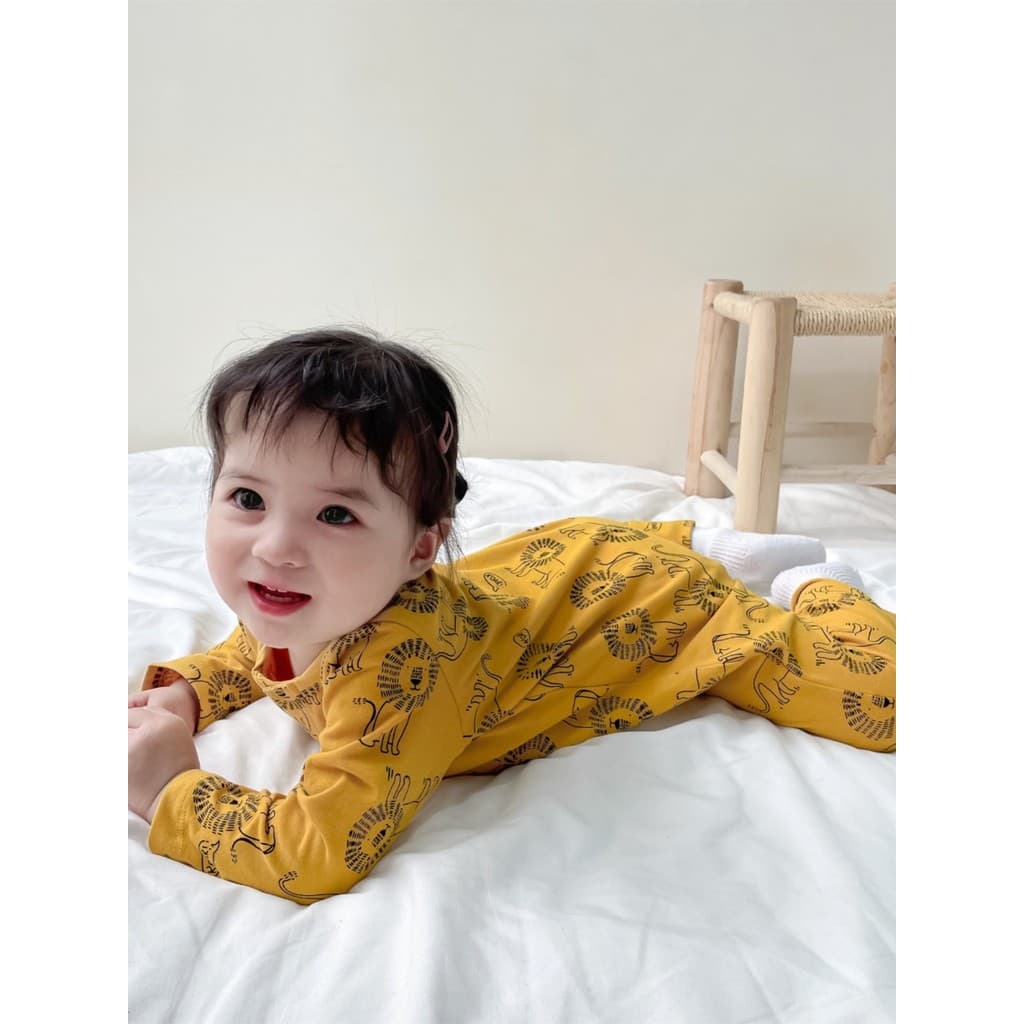 Início do outono moda roupas de bebê bonito Super bonito bebê menina macacão bebê menino puro algodão manga comprida mac