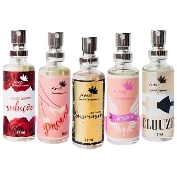 Perfume Amei Cosméticos Feminino 17ml Alta Fixação 33% de Essência Importada