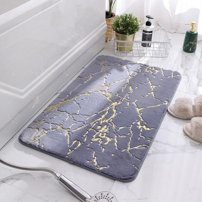Tapete antiderrapante para banheiro, imitação de lã de coelho, tapete de escalada para quarto, sala de estar, cabeceira,