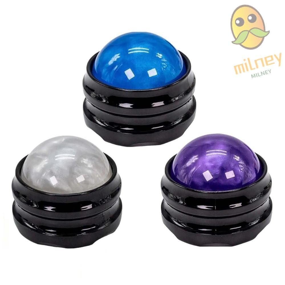 Rolo De Massagem Manual MILLNEY , Mini Bola Massageadora Corporal Para Relaxamento Muscular , Design Giratório De 360 Gr