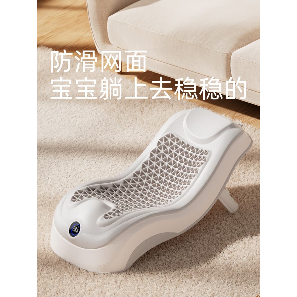Bebê recém-nascido banho reclinável suporte banheira tapete de banho banheira antiderrapante pode sentar pode reclinável
