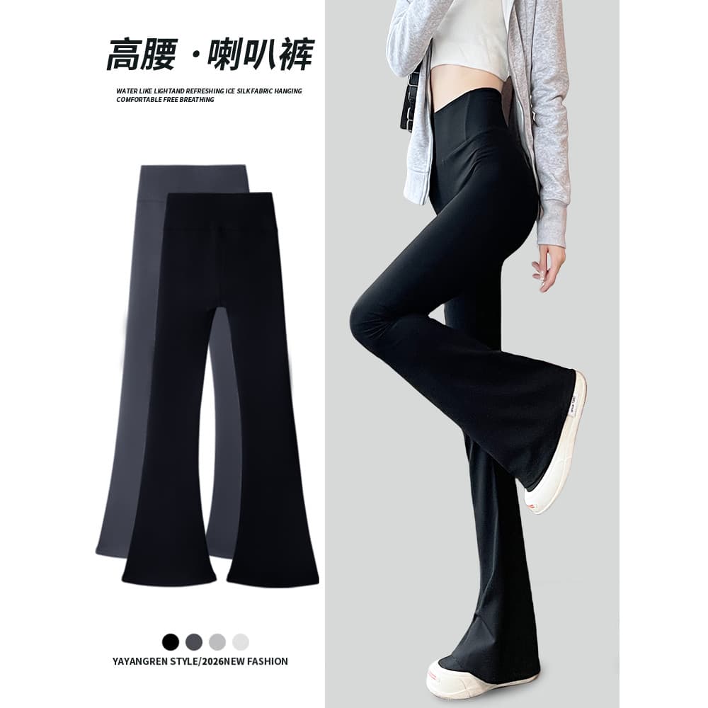 Wei La calças de Yoga femininas roupa exterior verão estilo fino 2026 novo estilo cintura alta roupas de Fitness dança c