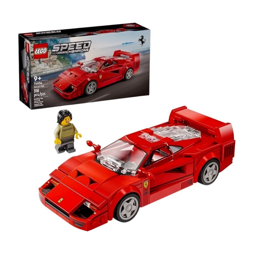Blocos de Montar Speed Champions Ferrari F40 Supercar Lego
