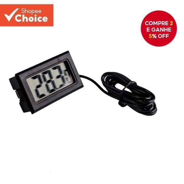 Visor LCD Carro Refrigerador Aquário Tanque De Peixes Embutido Termômetro digital