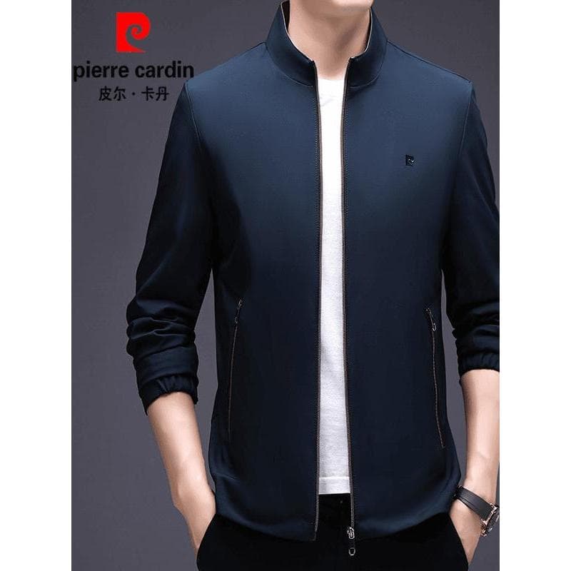 Pierre Cardan Gola Fina Outono Casual Jaqueta Masculina All-Match Business Casual Jaqueta Administrativa Masculina