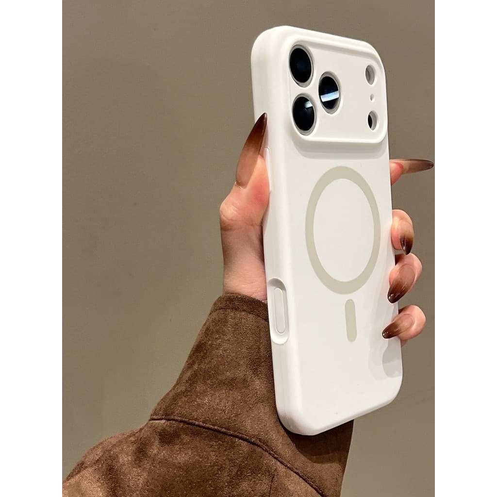 Capinha celular Apple Capinha silicone líquido Capinha desenho animado fofa Magsafe magnético aplicável para capa de tel