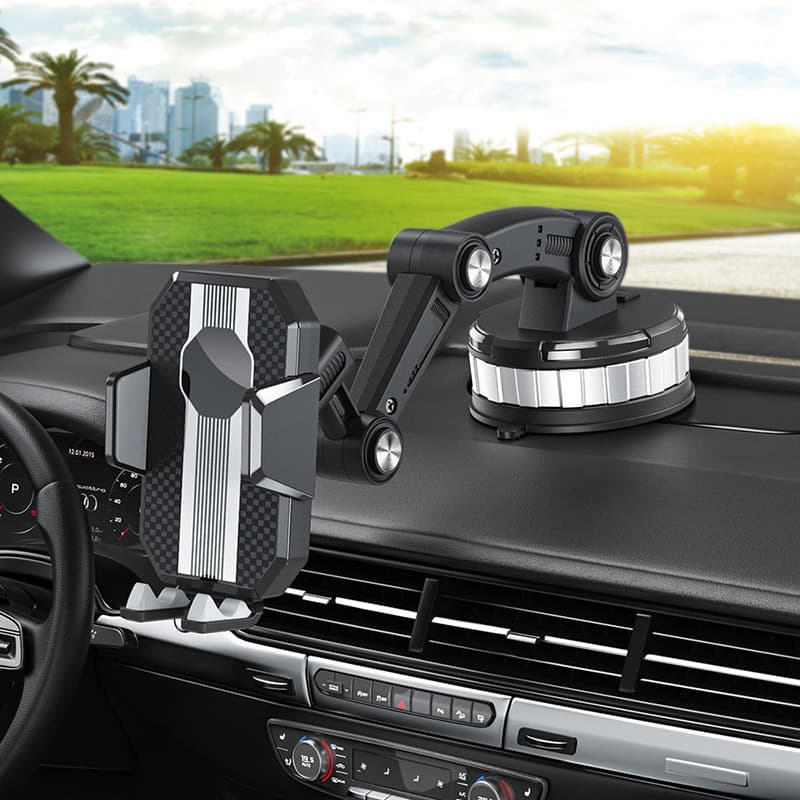 Novo suporte do telefone do carro suporte de navegação do carro espelho retrovisor saída ar ventosa indução