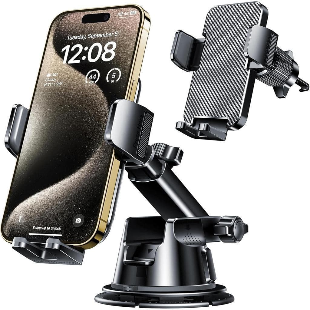 Suportes de Telefone Montados no Painel Qifutan para Seu Carro, Suporte de Telefone para Para-brisa, Painel, Saída de Ar