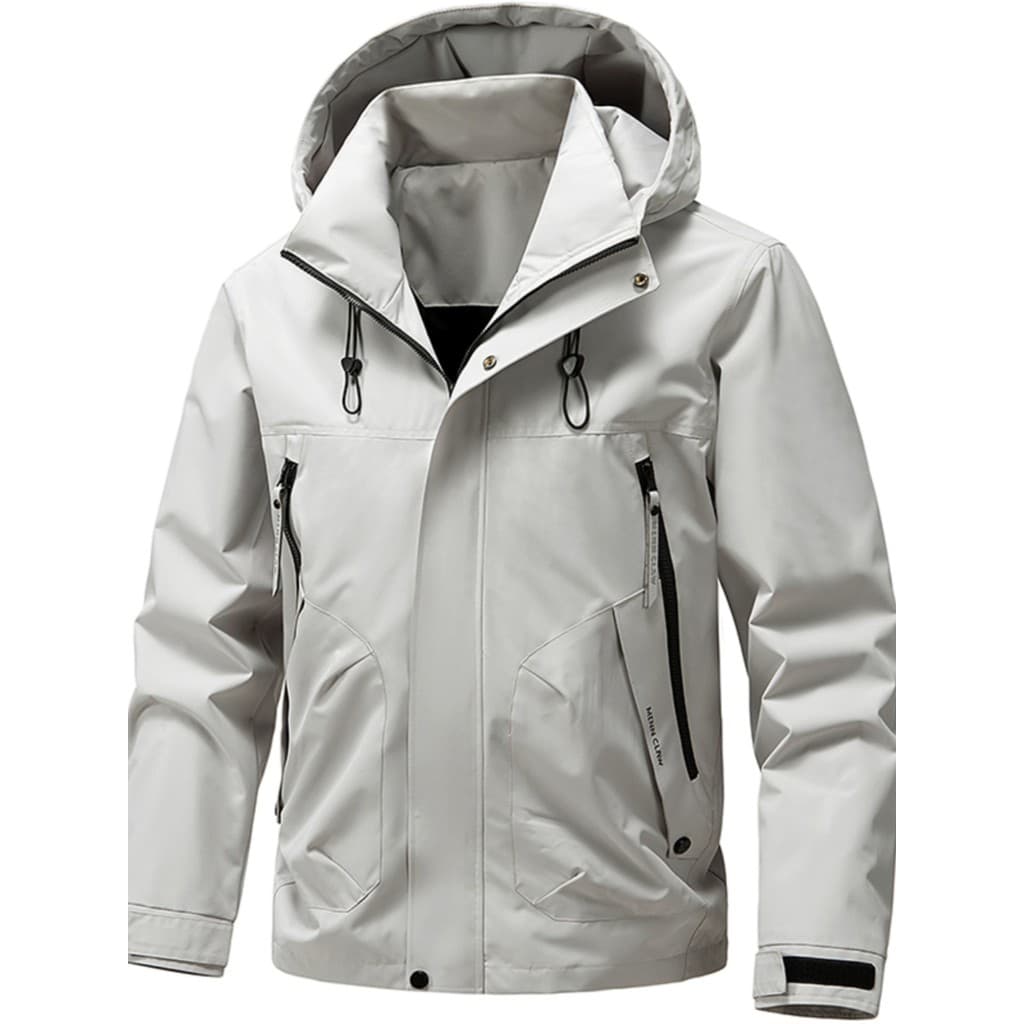 Primavera jaqueta com capuz jaqueta masculina primavera outono novo estilo jaqueta solta Workwear curto topo jaqueta Cas