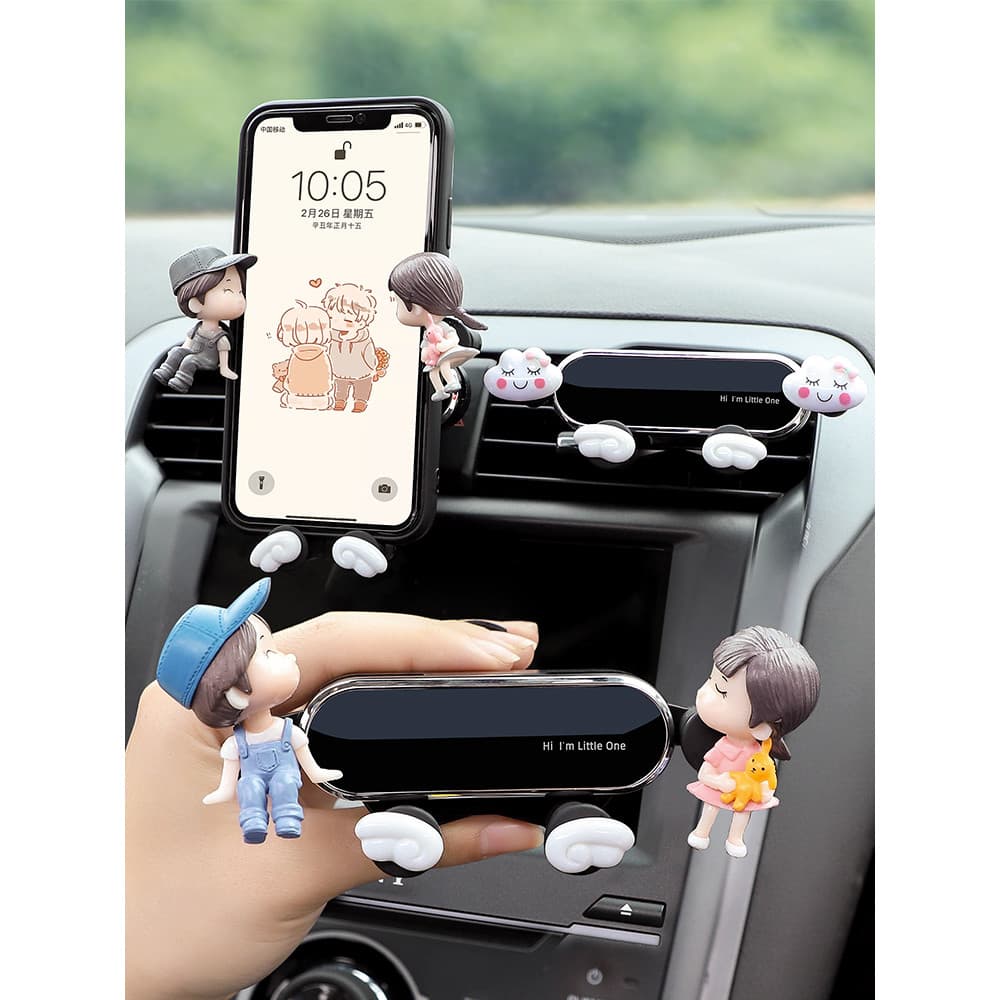 Suporte do telefone móvel do carro 2021 novo estilo saída de ar do carro Interior suporte navegação fixa produtos multif