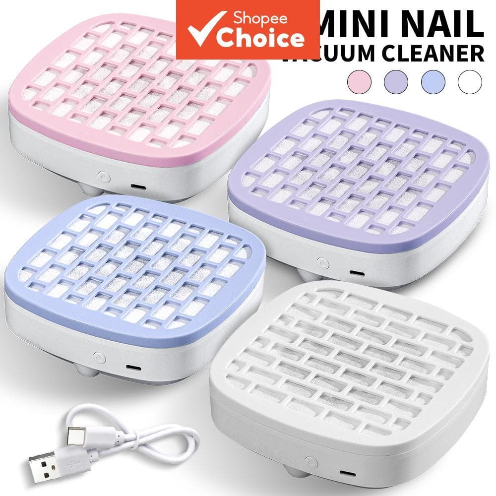 Coletor de pó para unhas, Aspirador de pó de unhas, Coletor portátil para manicure