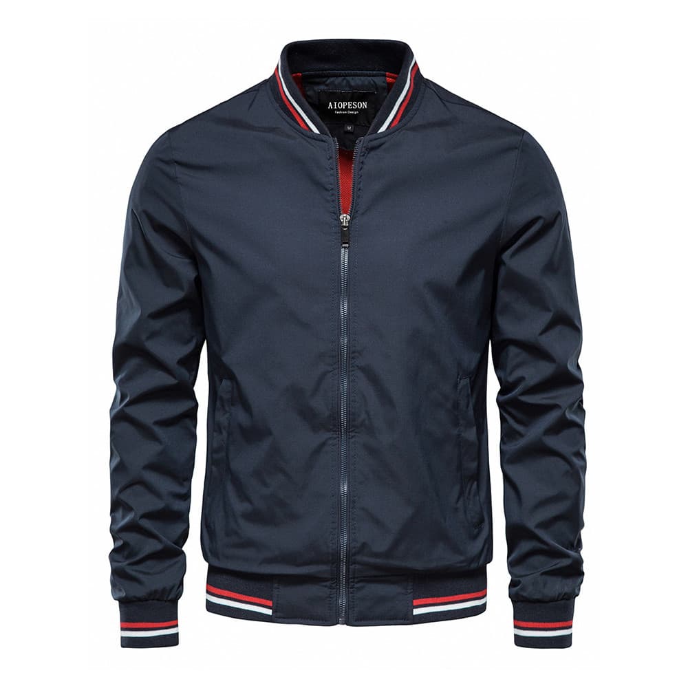 Jaqueta na moda masculina primavera outono novo estilo europeu americano jaqueta Casual moda tendência casaco masculino 