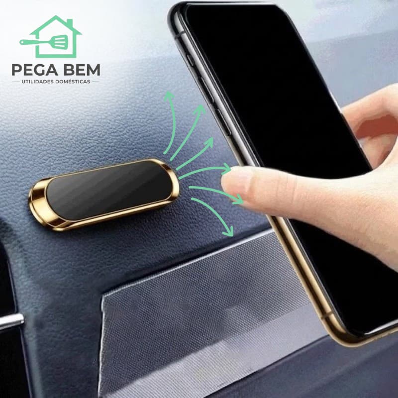 Suporte Magnético Universal para Celular com Ímã Neodímio Potente Automotivo Carro WL-2654.