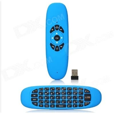 Ar giroscópio teclado mouse sem fio 2.4G mouse teclado controle remoto Mini ar voando mouse teclado mouse computador TV
