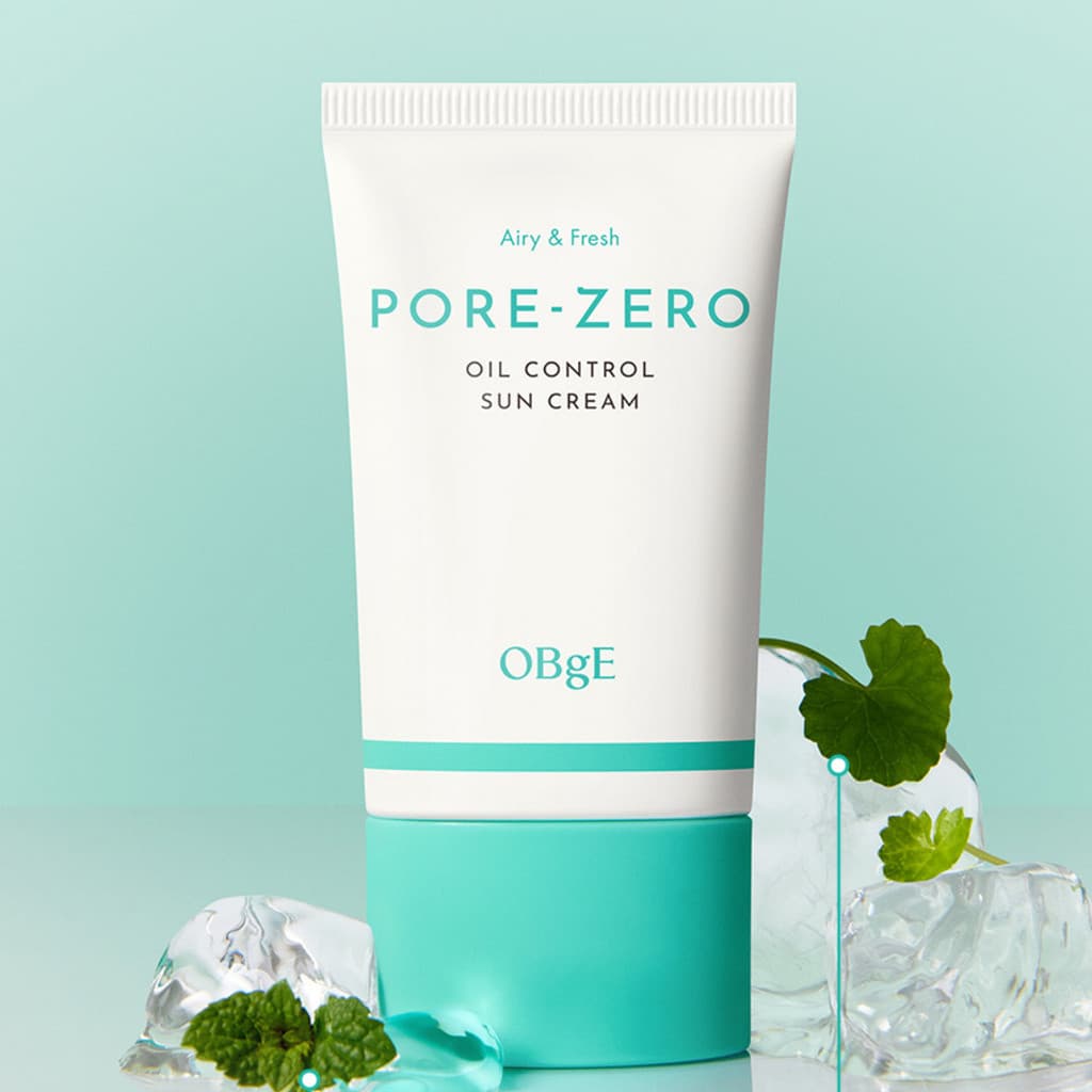 OBGE Protetor Solar Masculino Controle de Óleo Retoque de Poros Refrescante Leve Protetor Solar Calmante FPS50