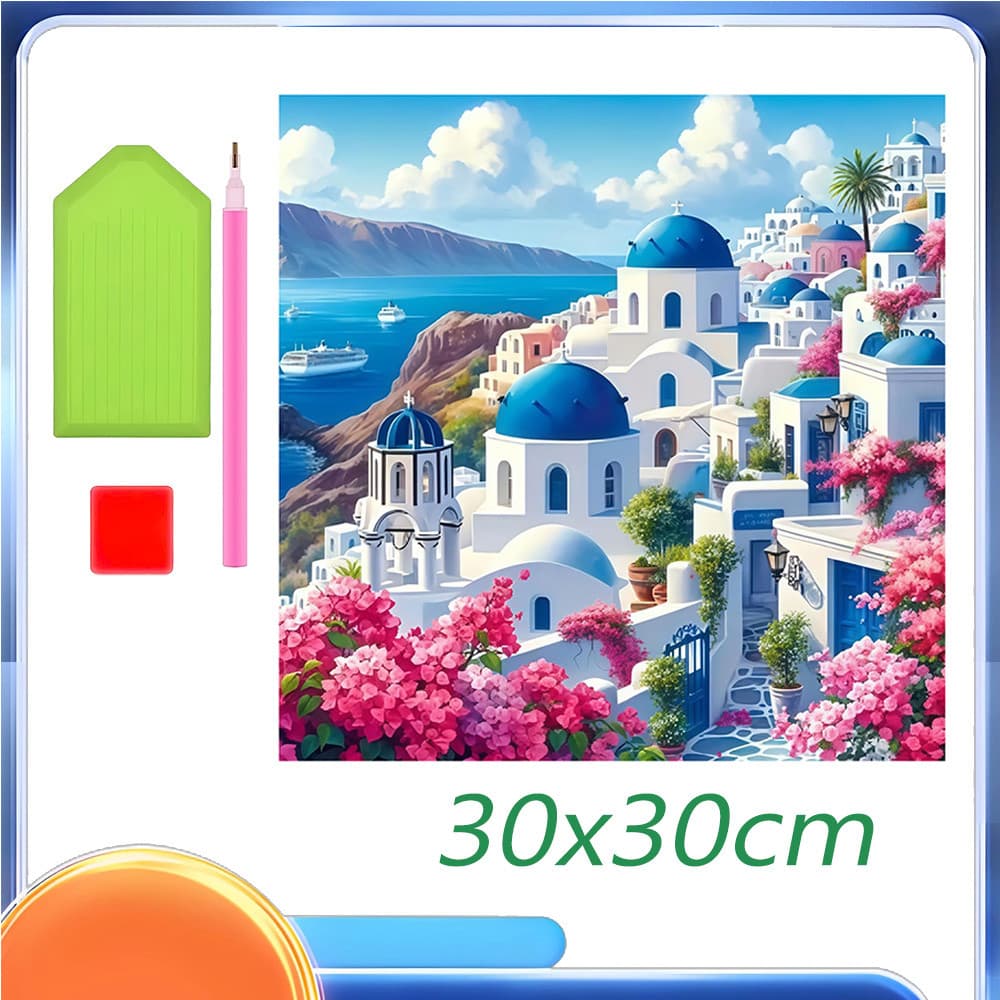 30x30cmdiy Pintura Diamante 5d Conjunto de Pintura Diamante