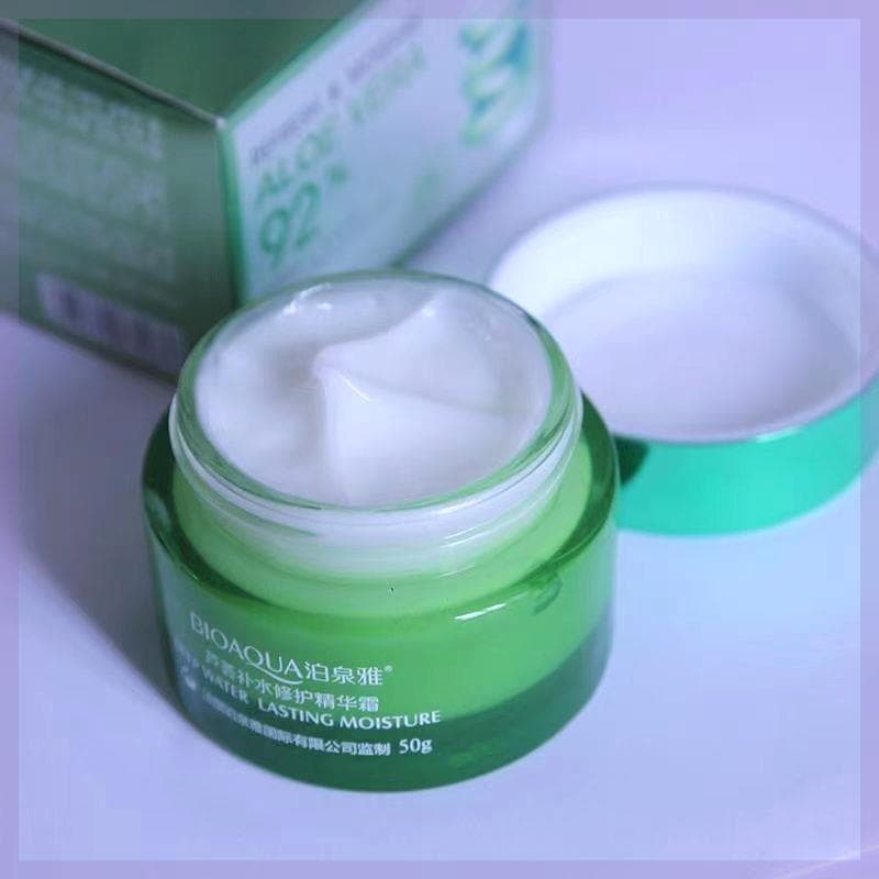 30-60 anos de idade mãe de meia-idade dedicado creme de essência de Aloe Vera desbota linhas finas hidratante Anti-rugas