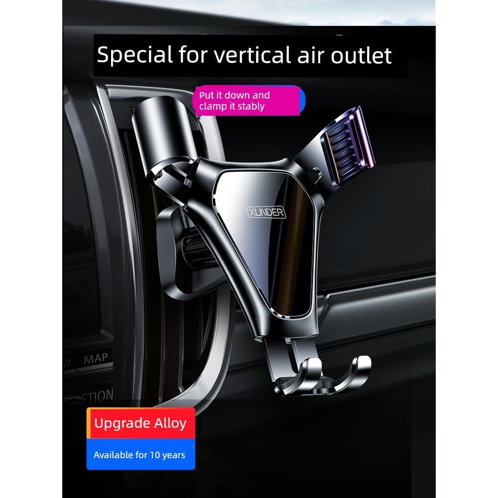 Suporte celular saída de ar carro Suporte importado para automóvel Suporte celular veicular universal Tira Vertical de s