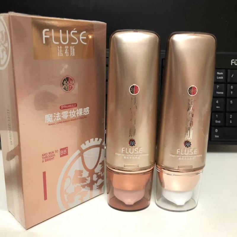 Magia Zero maquiagem Nude BB creme corretivo pele oleosa base líquida maquiagem poros invisíveis manchas marcas de Acne 