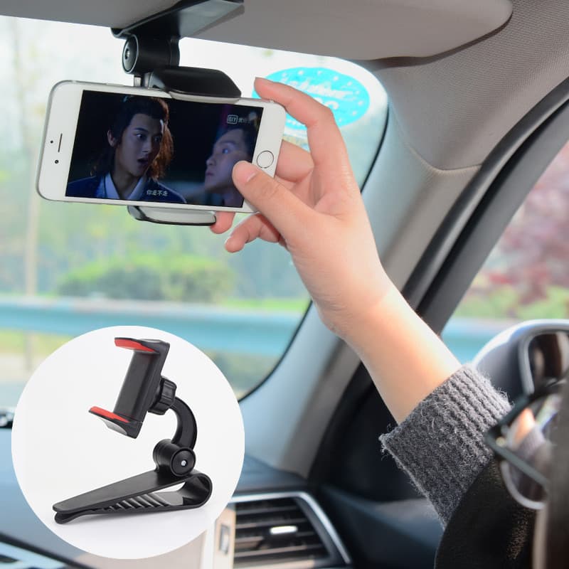 Viseira de sol suporte do telefone carro Multi-função suporte de navegação universal fivela de disco magnético clip-on c