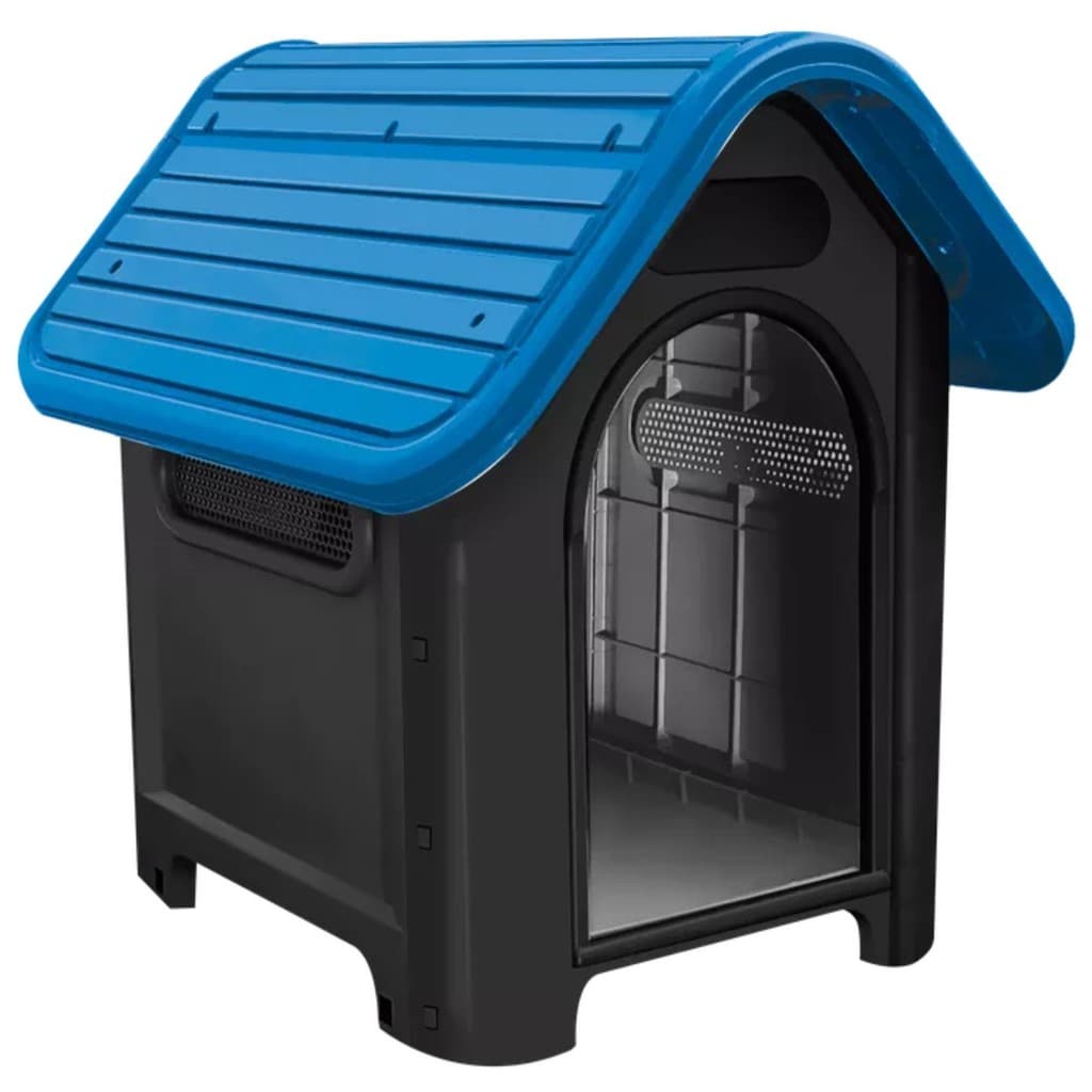 Casa Pet Casinha N4 Para Cachorros Médio Resistente Azul