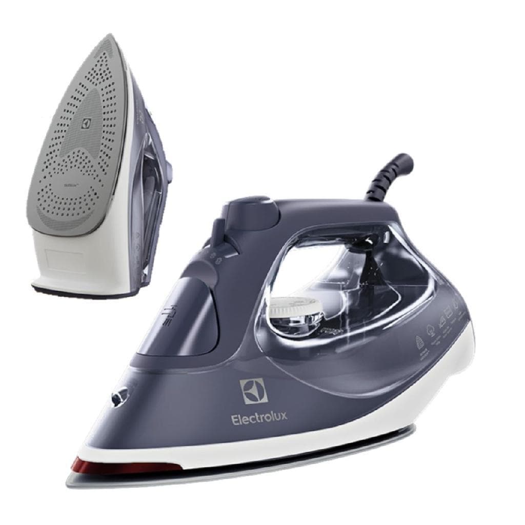 Ferro De Passar A Vapor e seco Electrolux ESI60 110v Azul Experience Care Base Cerâmica
