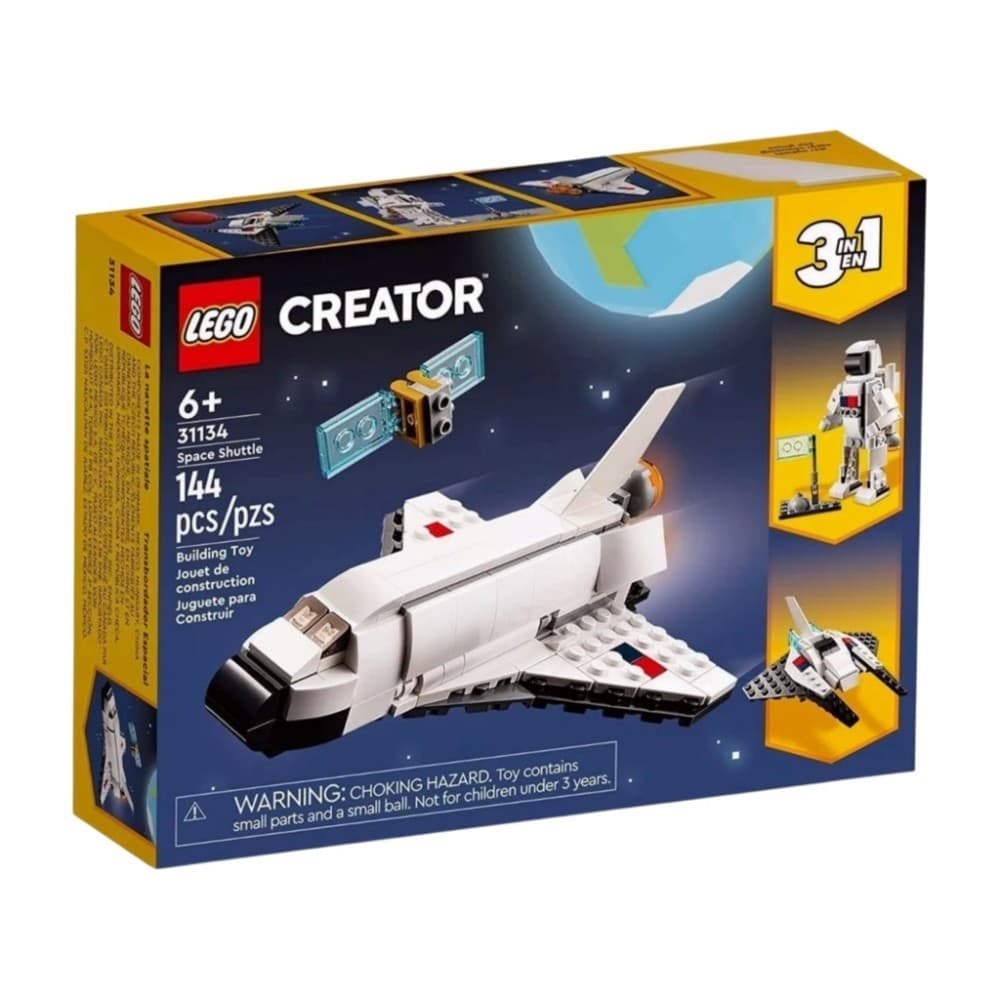 Blocos de Montar Creator 3 em 1 Ônibus Espacial Lego
