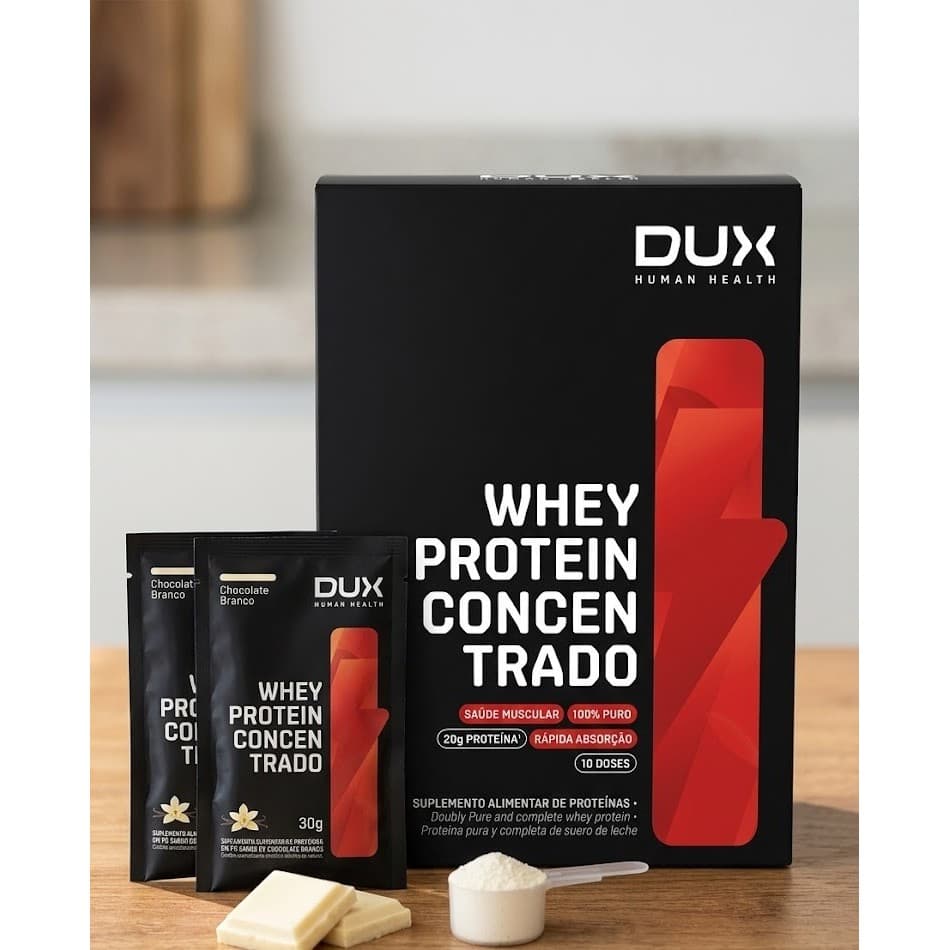 WHEY PROTEIN CONCENTRADO SACHE 4 CX - CHOCOLATE BRANCO